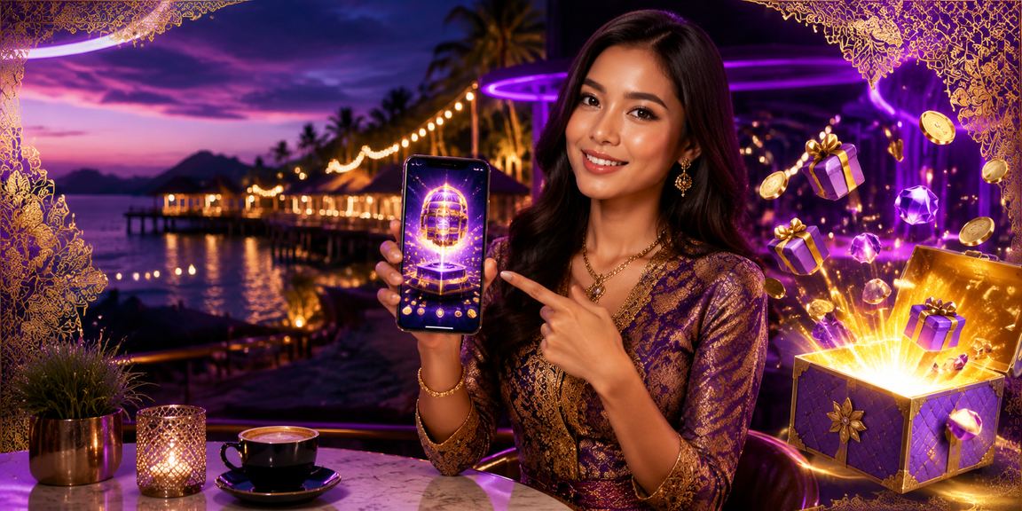Kasino mudah alih dengan motif batik di Langkawi