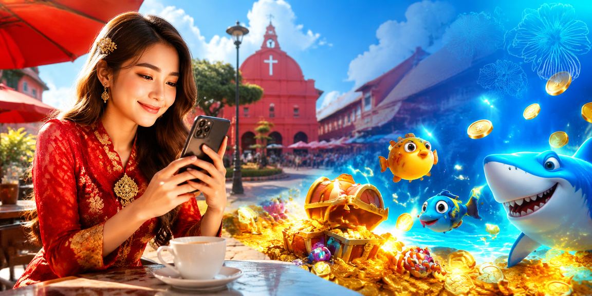 Permainan fishing game interaktif bergaya Melayu di Melaka